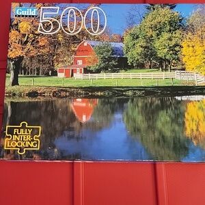 (J6) Red Barn 500 jigsaw puzzle